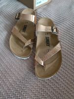 Sunbay Zehentrenner Flip Flop Sandale Gr. 42 gold Neu Thüringen - Wichtshausen Vorschau