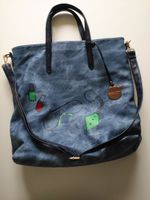 Handtasche blau mit Motiv Marburg - Wehrda Vorschau