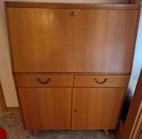 Mid Century Design Holz Schrank Kommode Sekretär Hessen - Dieburg Vorschau