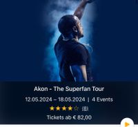 Zwei Akon Konzert Tickets Berlin Superfan Tour Stehplatz Berlin - Marienfelde Vorschau