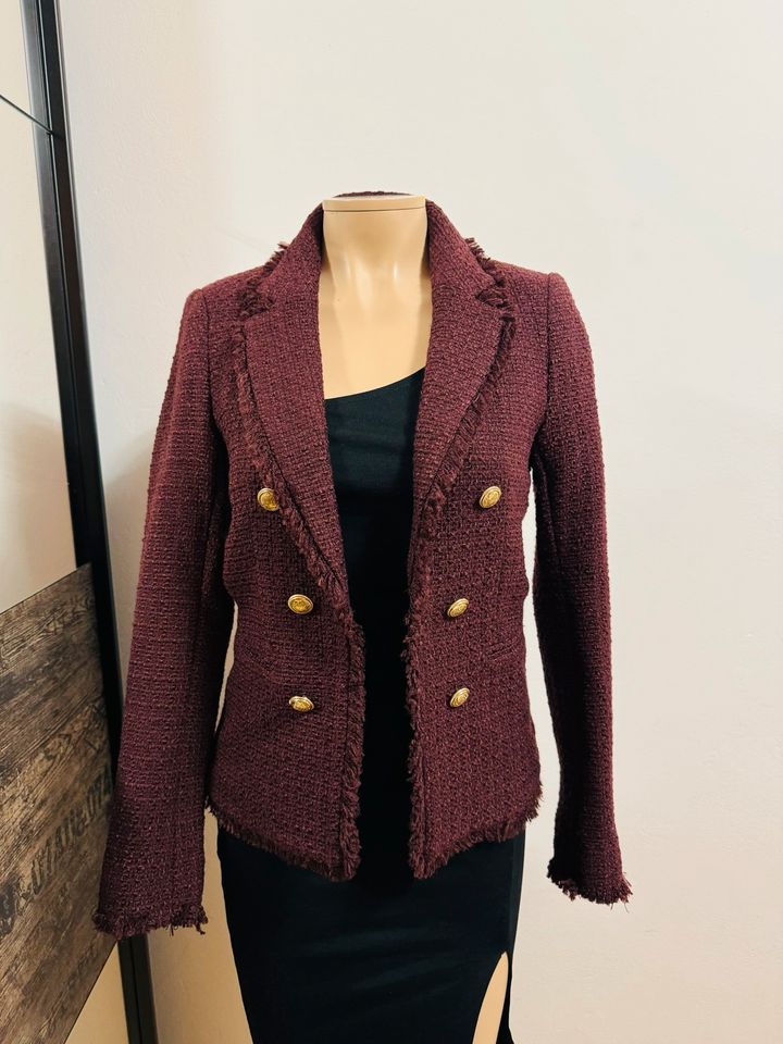 Gewebte Jacke Blazer Figurbetont H&M 34 Neu! in München