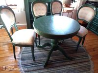 Tischgarnitur, runder Tisch, ausziehbar, mit 5 Stühlen Bayern - Kößlarn Vorschau
