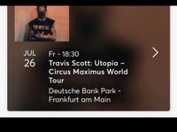 Travis Scott 2 Sitzplatz Karten OR 23L Reihe 9 Frankfurt Bonn - Lengsdorf Vorschau