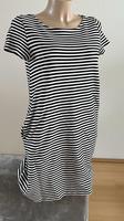 HALLHUBER KLEID GESTREIFT S 36 vintage y2k Sommer schwarz weiß Baden-Württemberg - Aichtal Vorschau