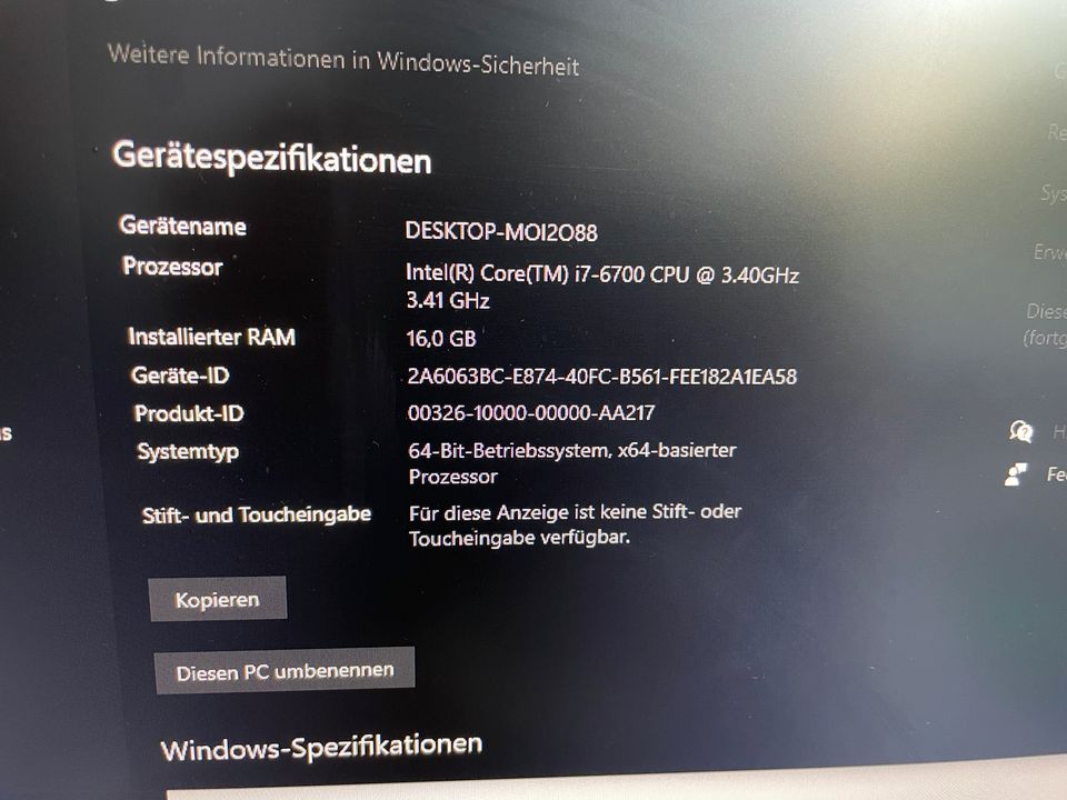 Gaming pc I7 in Hamburg