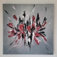 Acrylbild in Spachteltechnik handgemalt Saarland - Püttlingen Vorschau