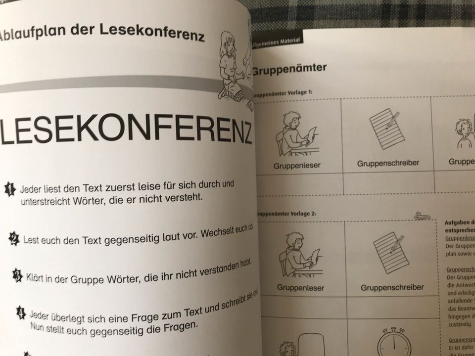 Differenzierte Lesekonferenzen Klasse 3/4 in Oldenswort