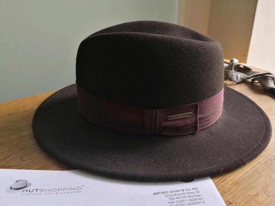 original STETSON COLUMBIA VitaFelt Traveller Hut Gr. L, RG dabei in Frankfurt am Main