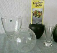 Vase Glas Keramik Schwarz Höhe 12cm bis 17cm Blumen Kerze Kugel Nordrhein-Westfalen - Beverungen Vorschau