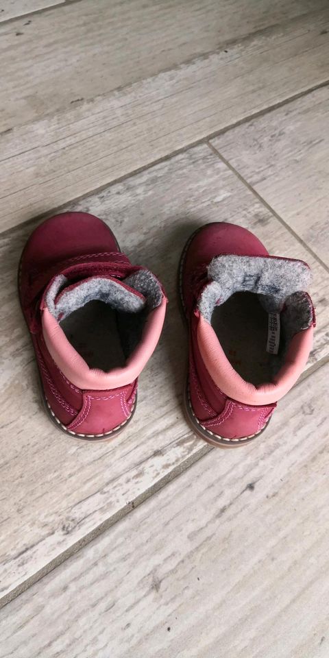 Baby Kinder Schuhe Elefanten Gr. 22 Halbschuh Stiefel rot Mädchen in Jena