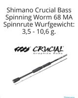 Shimano Spinrute Jig & Worm 3.5- 10gr Zander Barsch Kr. Altötting - Mehring Vorschau