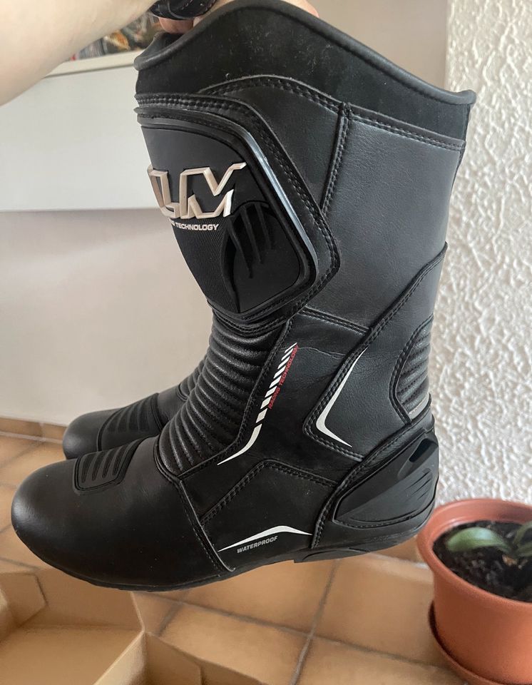 Motorrad Stiefel FLM Gr.44 in Saarbrücken