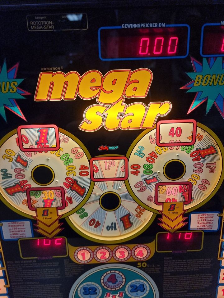 Spielautomat / Geldspielautomat Mega Star von Bally Wulff €€ in Schönaich