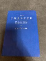 Buch „ Das Theater im Licht der Soziologie 1931 Rheinland-Pfalz - Römerberg Vorschau