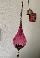 Orientalische Deckenlampe / Pendellampe aus Glas in  rosa pink Berlin - Treptow Vorschau