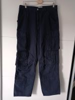 Zara Size M 32/32 Cargo Pants Hose blau sommer designer flex tasc Berlin - Hellersdorf Vorschau