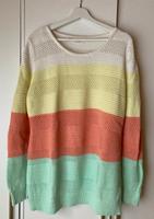 Pullover Pulli Strick Ajour pastell bunt 44/46 - WIE NEU Hessen - Modautal Vorschau