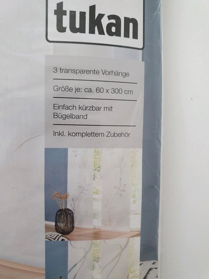 Tukan Transparente Schiebevorhänge NEU in München