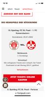 Tausche Pauli Ticket FCK gegen Fürth Wandsbek - Hamburg Eilbek Vorschau