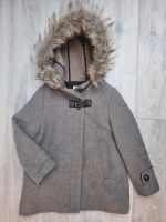 Zara 122 Mädchen Mantel Winter grau Kapuze Münster (Westfalen) - Kinderhaus Vorschau