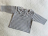 Petit Bateau Shirt mit Kragen und Streifen Gr. 86 Frankfurt am Main - Nordend Vorschau