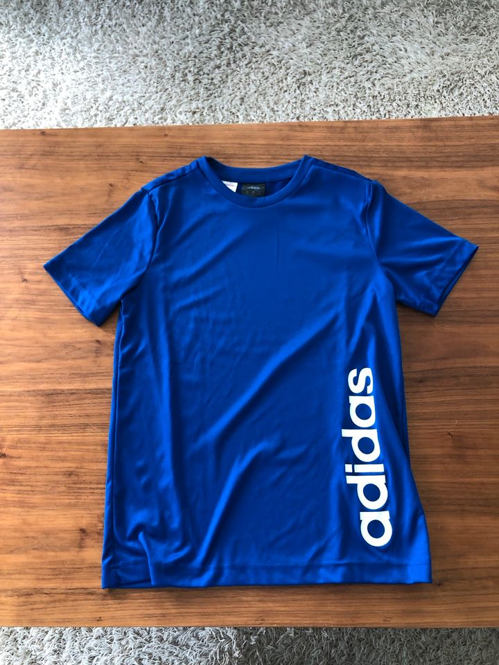 Adidas Sportshirt Trikot Shirt Gr. 152 blau in Staufen im Breisgau