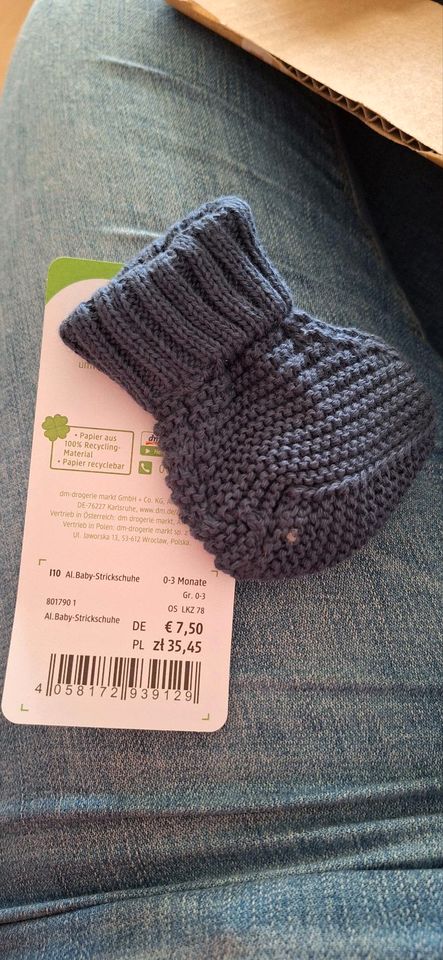 NEU Alana Baby-Strickschuhe Socken Baumwolle in Köln