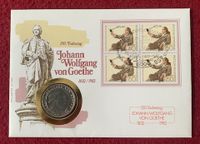 Numisbrief BRD "150. Todestag J. W. v. Goethe" mit 5 DM-Münze Baden-Württemberg - Bad Waldsee Vorschau