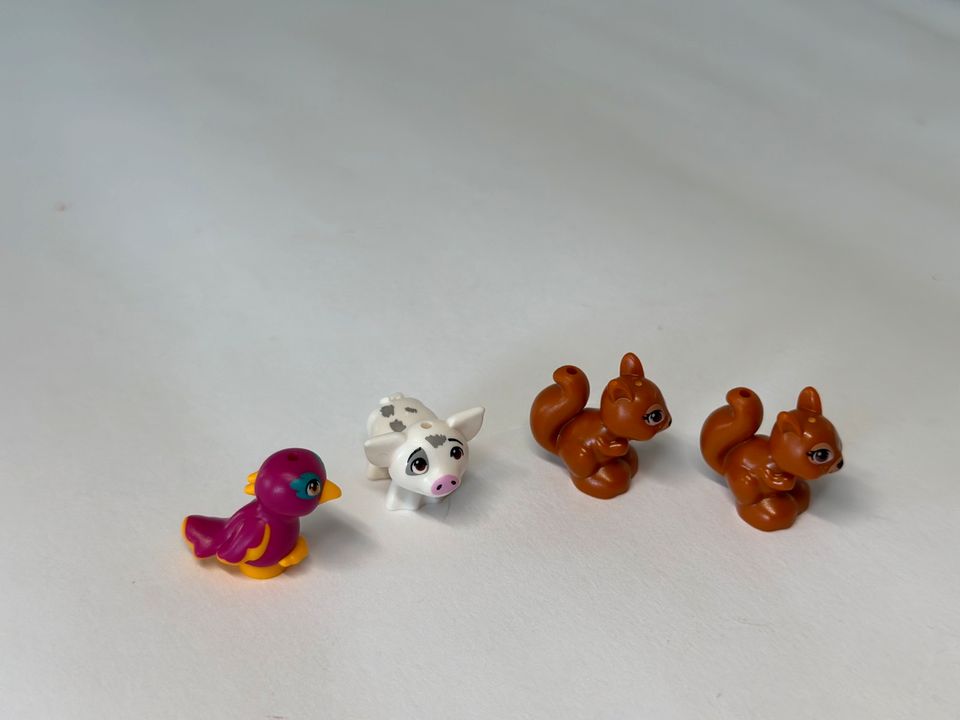 Lego kleine Tiere(Minifiguren): Eichhörnchen, Schwein, Papagei in Braunschweig