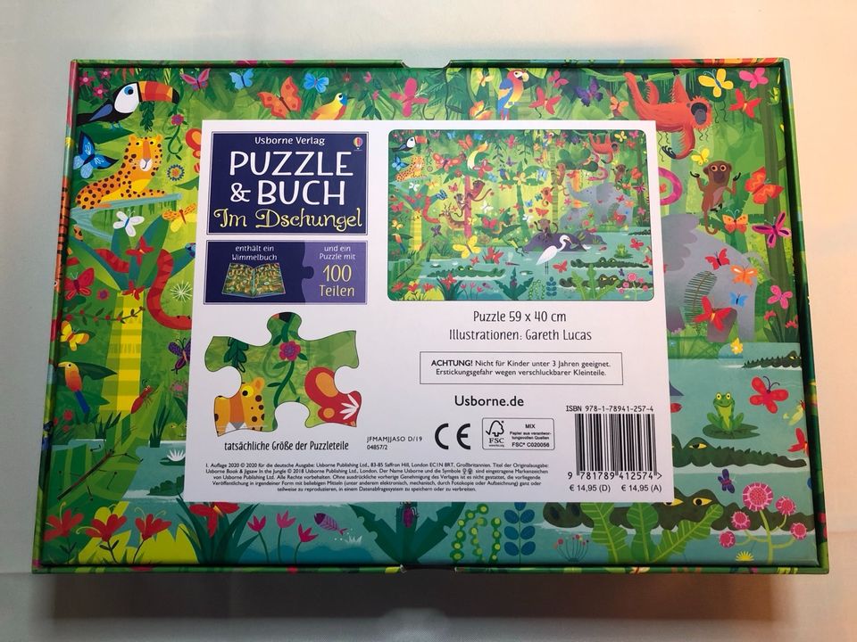 Puzzle "Im Dschungel" ist was los (Puzzle und Buch dazu) in Wesseling