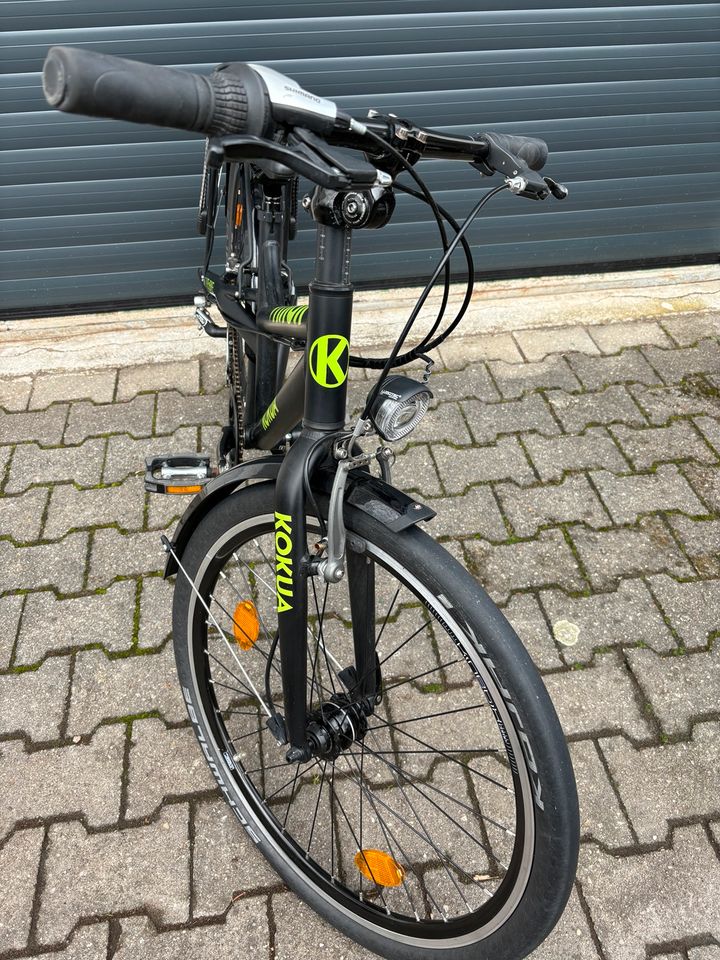 KOKUA  Fahrrad LiketoBike 24, schwarz/grün in Baldham