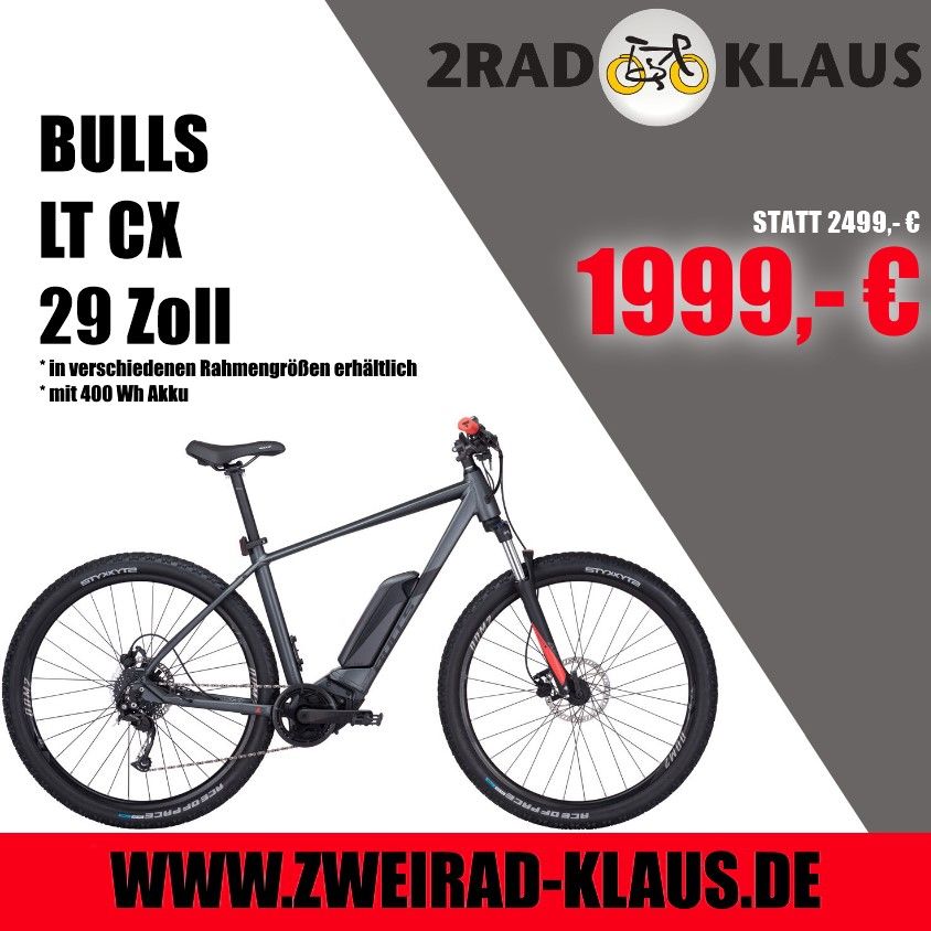 Fahrrad Bulls LT CX 29 Zoll mit Bosch Performance Line CX Motor in Zell (Mosel)