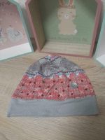 SÜSS! Handmade Baby Mädchen Beanie, Jerseymütze Gr 53 / 55 silber Baden-Württemberg - Weinstadt Vorschau