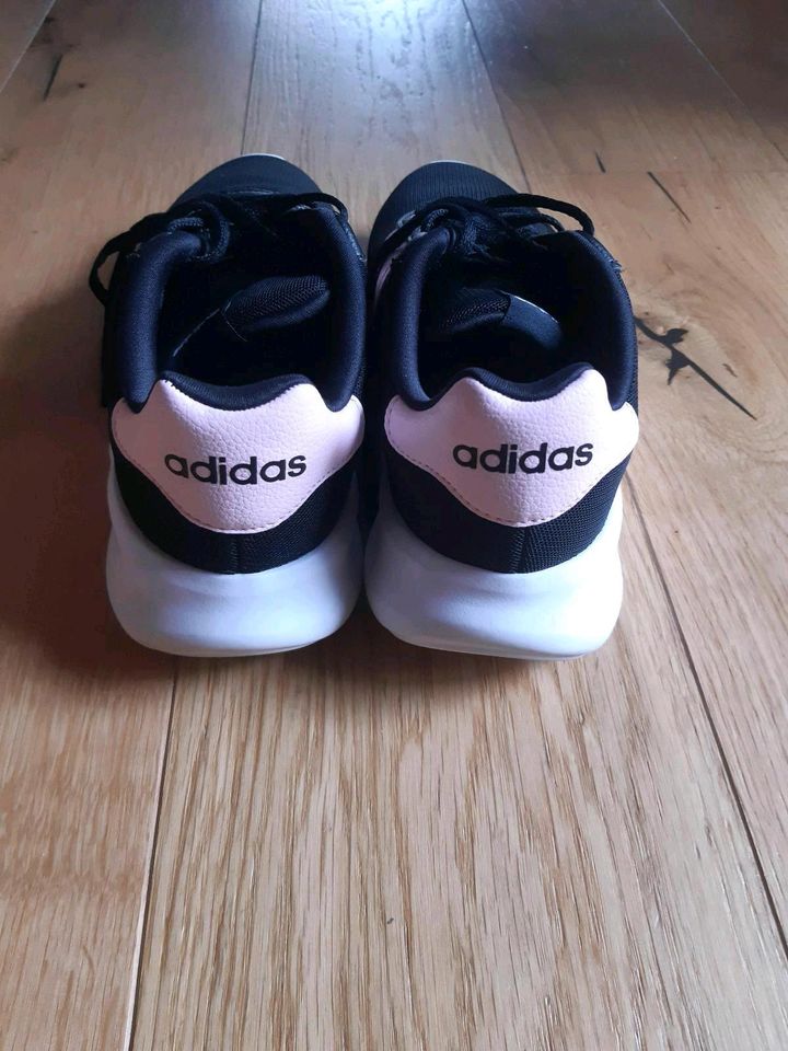 Adidas Sneakers, lite racer 3.0. Gr.42,5, schwarz, rosa, neuwerti in Aichtal
