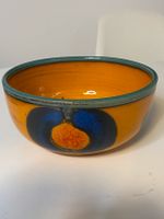 Schale aus Kermamik orange mit buntem Motiv - VINTAGE- Niedersachsen - Georgsmarienhütte Vorschau