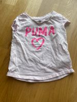 Puma T-Shirt rosa pink Herz Mädchen Kind 92 98 Bayern - Taufkirchen Vils Vorschau