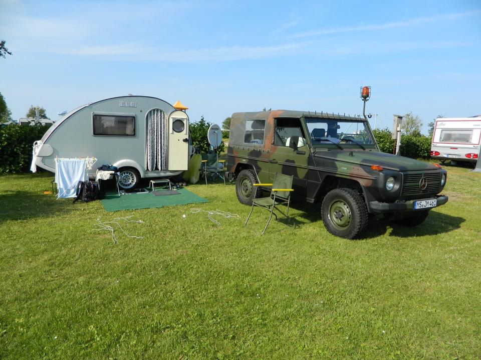 Mercedes Benz 250 GD, Wolf, Cabrio, Zul.: PKW 4 Sitze, H - Kennz. in Kinderhaus