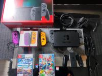 Nintendo Switch mit 2 Spielen /4 Controller Niedersachsen - Hambühren Vorschau