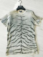 JUST CAVALLI T-Shirt grau beige Gr.34 ( IT40) Zebra Print Hessen - Homberg (Efze) Vorschau