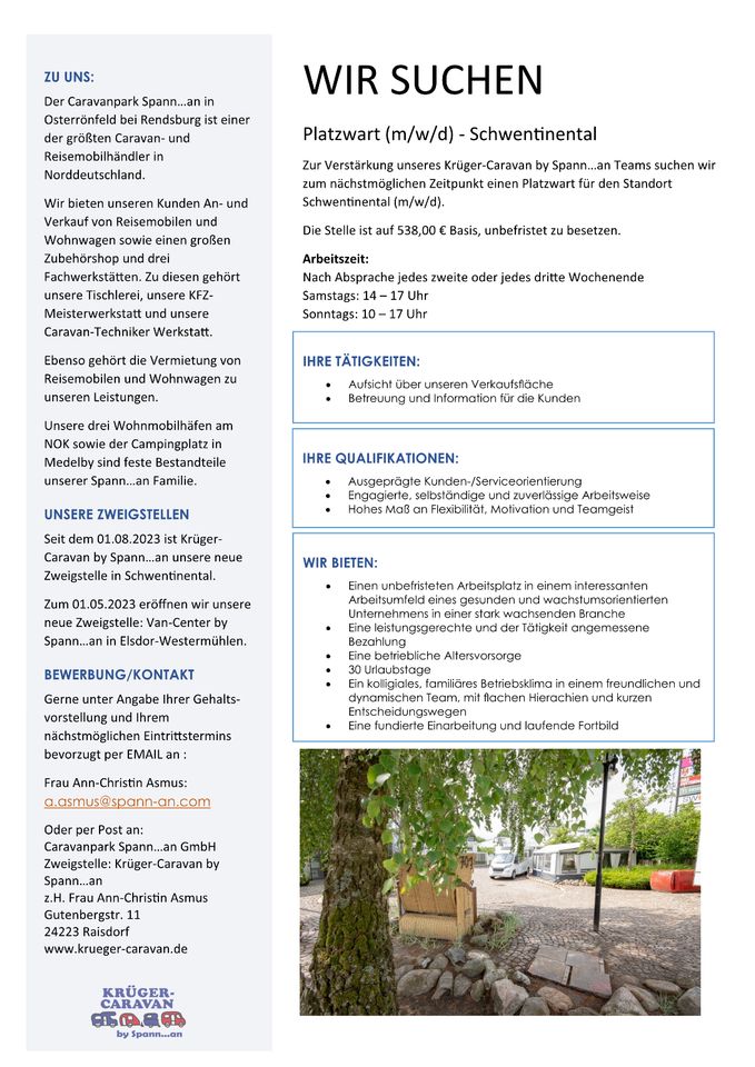 Platzwart (m/w/d) - Schwentinental in Raisdorf