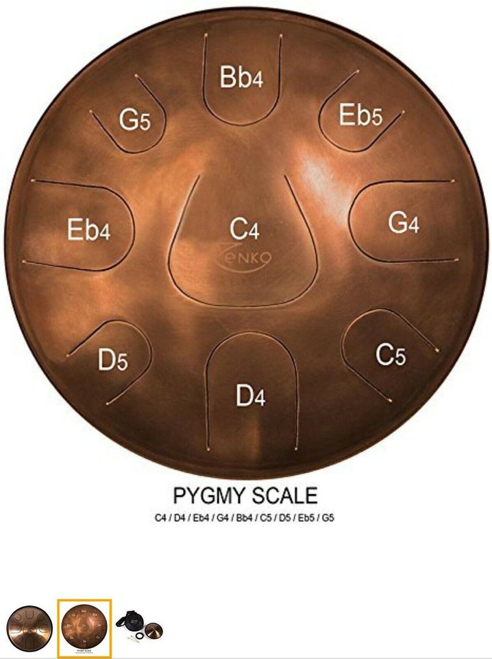 Handpan / Steeldrum Zenko ZEN07 Pygmy Schlaginstrument/Perkussion in Göttingen