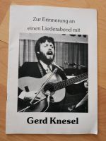 Zur Erinnerung an einen Liederabend mit Gerd Knesel Baden-Württemberg - Sindelfingen Vorschau