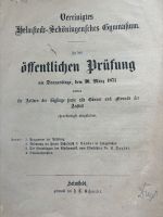 Schriftstück zur öffentl. Prüfung 30.März 1871 Helmstedt -Rarität Niedersachsen - Bardowick Vorschau