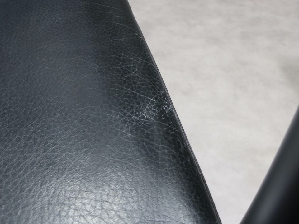 1/3 Walter Knoll Jason Stühle Freischwinger Leder Schwarz Chrom in Wuppertal