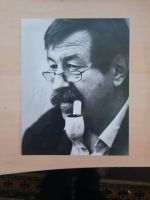 Original Foto 1986 Signatur Günter Grass mit Foto Autor Herzogtum Lauenburg - Mölln Vorschau