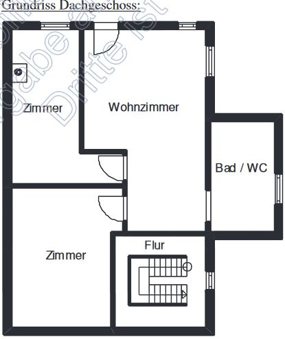 Stark Sanierungsbedürftiges Einfamilienhaus mit Garage in Osterburg (Handwerkerobjekt) in Osterburg