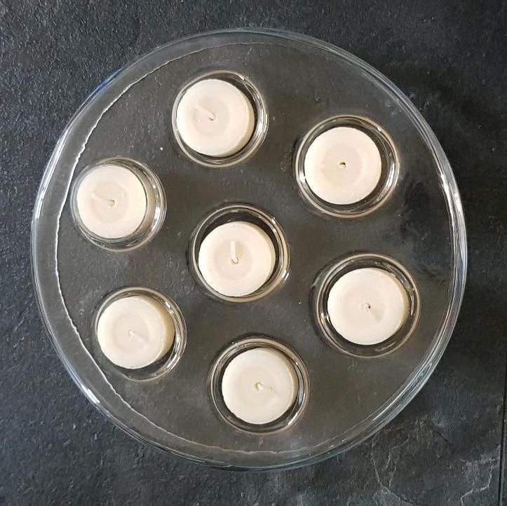 Teelichthalter Kerzenhalter aus Glas - ohne Teelichter - in Telgte