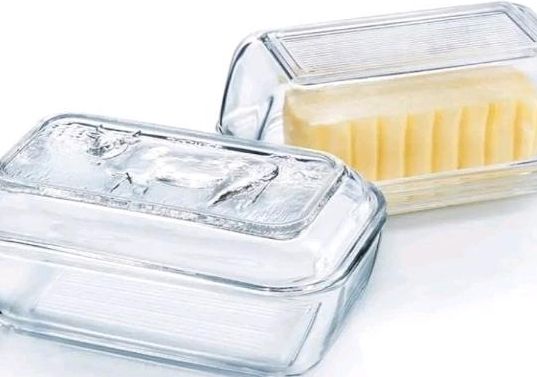 Glasdose Butter Butterdose Aufbewahrung Küche Motiv Kuh Super in Castrop-Rauxel