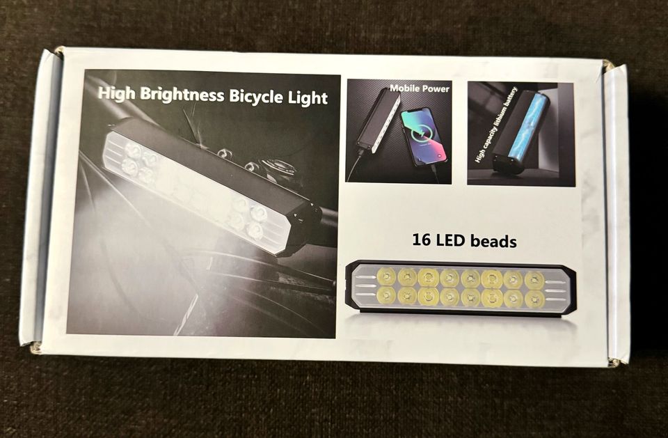 16 LED-Scheinwerfer für Fahrrad Front, 6000 Lumen in Hannover