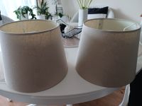 Verkaufe 2 beige Lampenschirme für Tischleuchten Brandenburg - Falkensee Vorschau